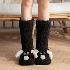 Women’s Plush Dog Socks